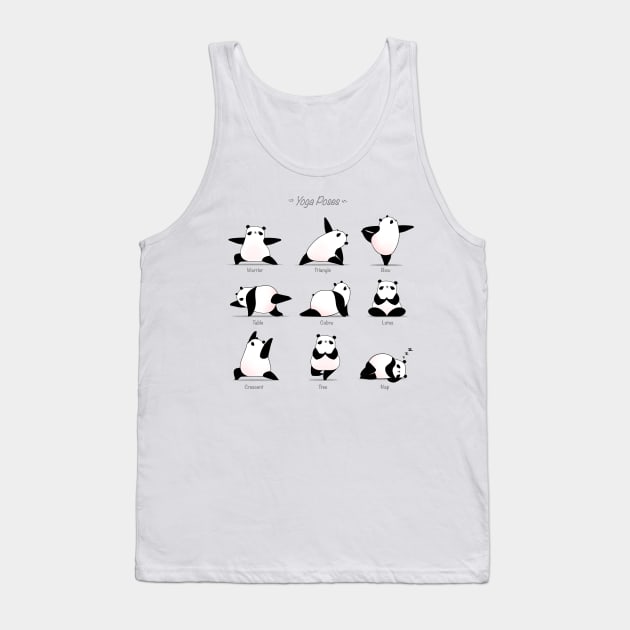 Yoga Panda II Tank Top by Tobe_Fonseca